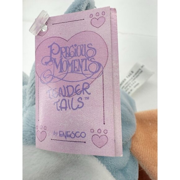 2 Enesco Precious Moments Tender Tails Plush Penguin And Parrot With Tags 6" - Picture 6 of 16